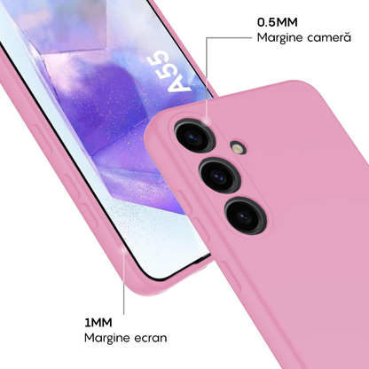 Husa Soft Silicone - Samsung Galaxy A55 5G - Roz