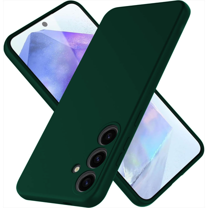 Husa Soft Silicone - Samsung Galaxy A55 5G - Webster Green