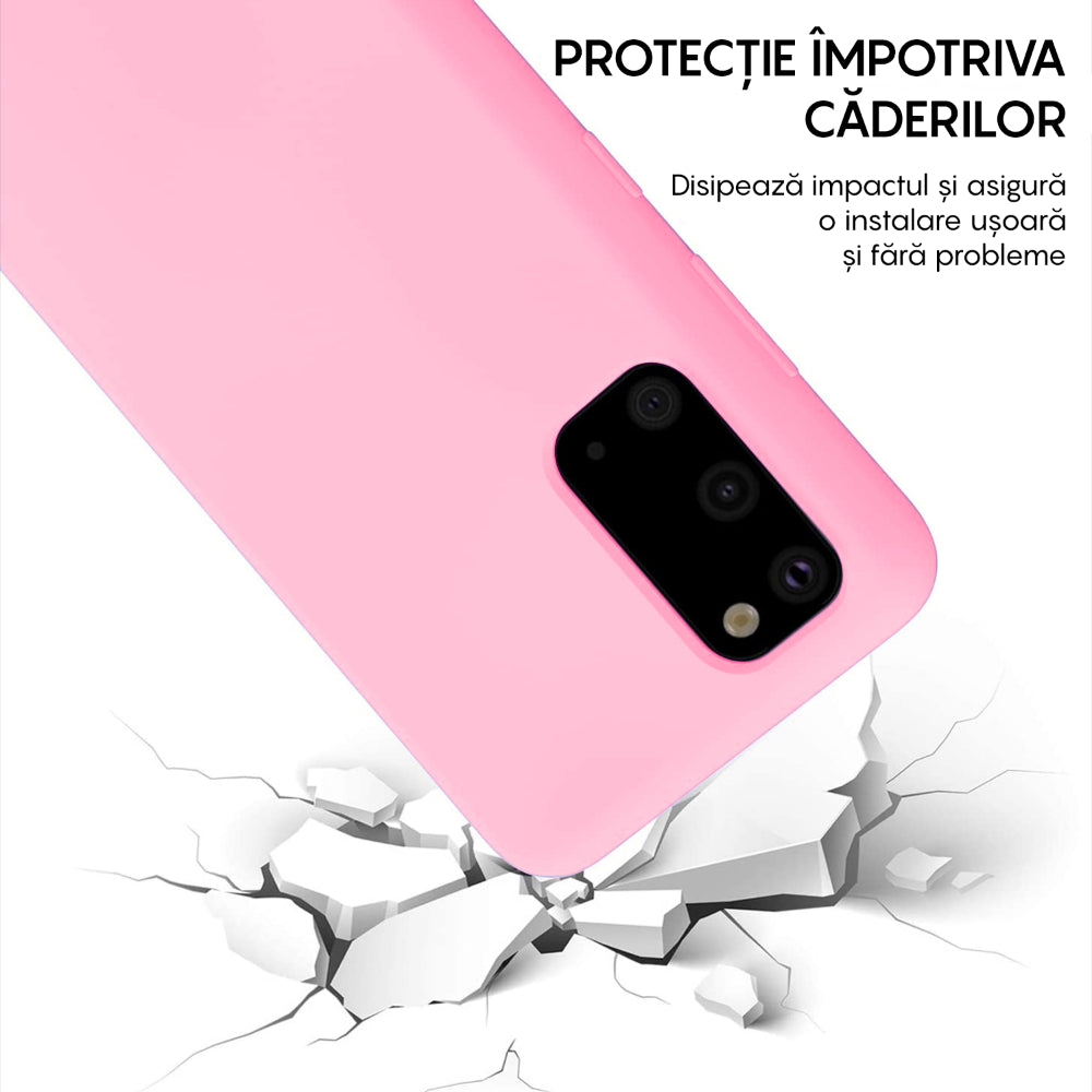 Husa Soft Silicone - Samsung Galaxy S20 - Roz