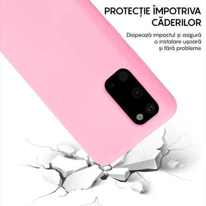 Husa Soft Silicone - Samsung Galaxy S20 - Roz