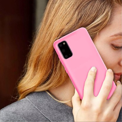 Husa Soft Silicone - Samsung Galaxy S20 - Roz