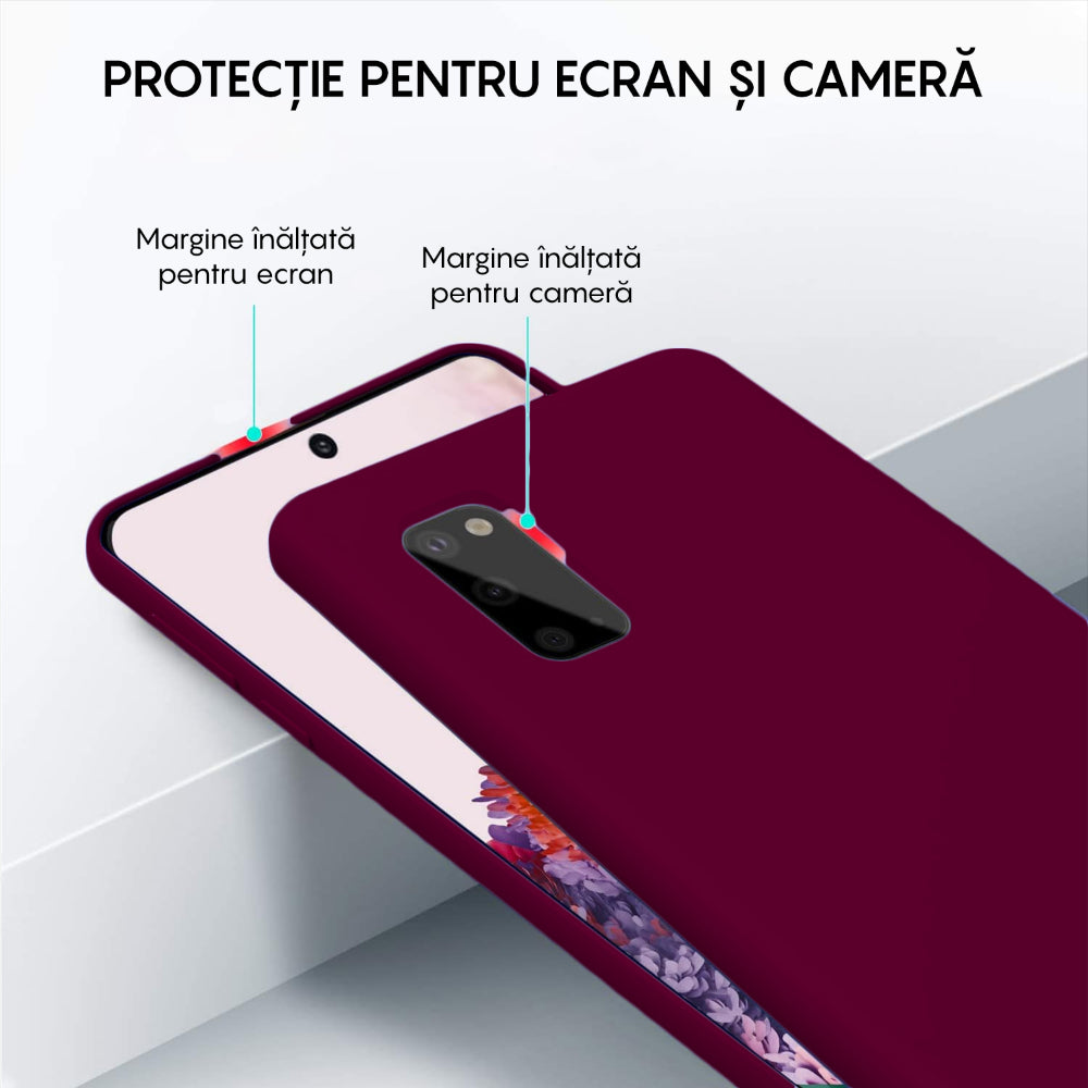 Husa Soft Silicone - Samsung Galaxy S20 - Burgundy