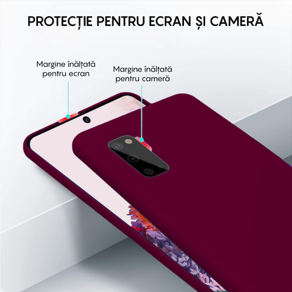 Husa Soft Silicone - Samsung Galaxy S20 - Burgundy