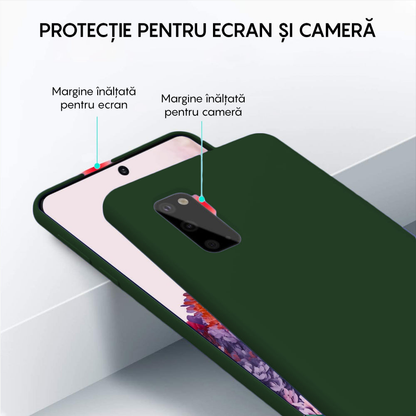 Husa Soft Silicone - Samsung Galaxy S20 - Webster Green