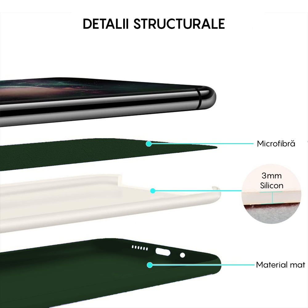 Husa Soft Silicone - Samsung Galaxy S20 - Webster Green