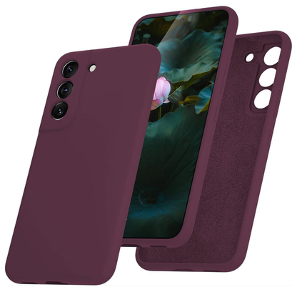 Husa Soft Silicone - Samsung Galaxy S22 - Burgundy