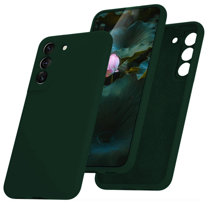 Husa Soft Silicone - Samsung Galaxy S22 - Dark Marine Green