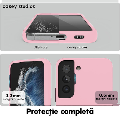 Husa Soft Silicone - Samsung Galaxy S22 Plus - Roz