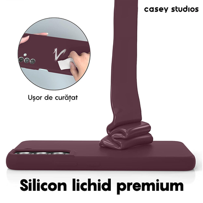 Husa Soft Silicone - Samsung Galaxy S22 Plus - Burgundy