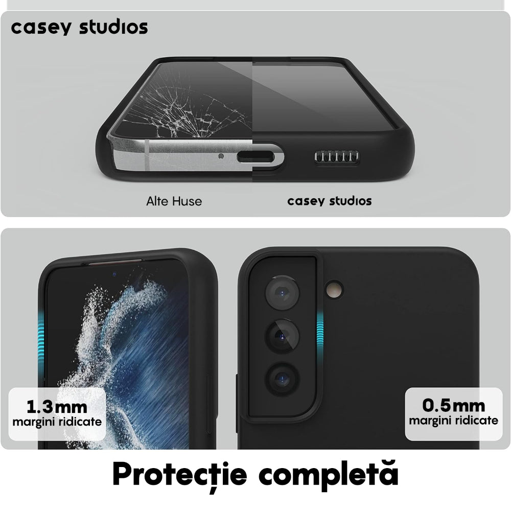 Husa Soft Silicone - Samsung Galaxy S22 Plus - Negru