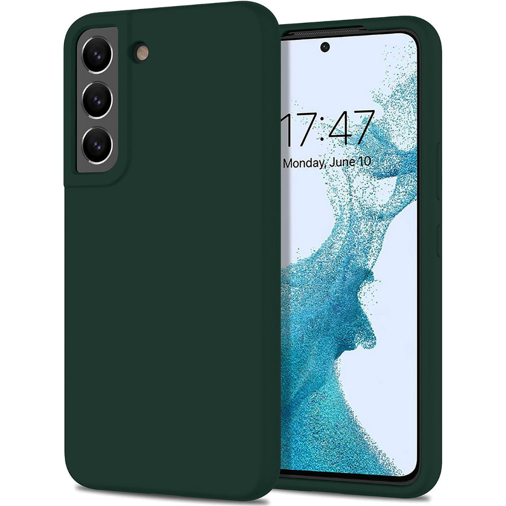 Husa Soft Silicone - Samsung Galaxy S22 Plus - Dark Marine Green