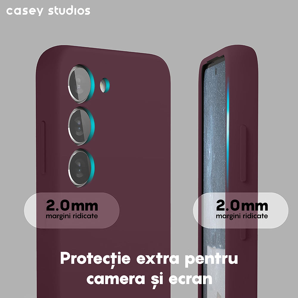 Husa Soft Silicone - Samsung Galaxy S23 - Burgundy