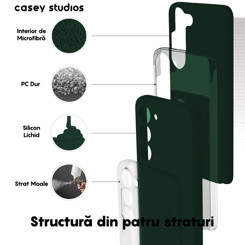 Husa Soft Silicone - Samsung Galaxy S23 - Dark Marine Green
