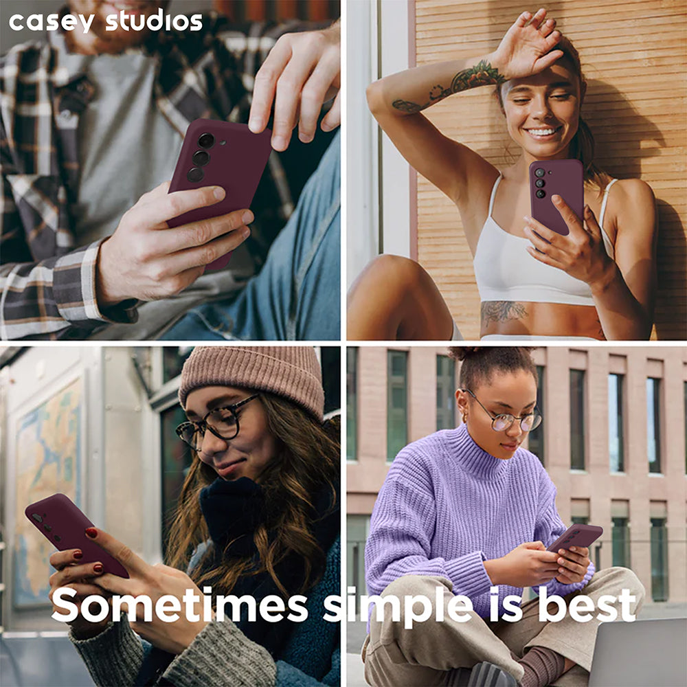 Husa Soft Silicone - Samsung Galaxy S23 Plus - Burgundy