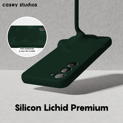 Husa Soft Silicone - Samsung Galaxy S23 Plus - Dark Marine Green