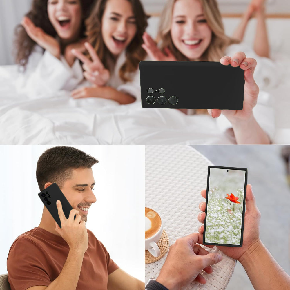 Husa Soft Silicone - Samsung Galaxy S23 Ultra - Negru