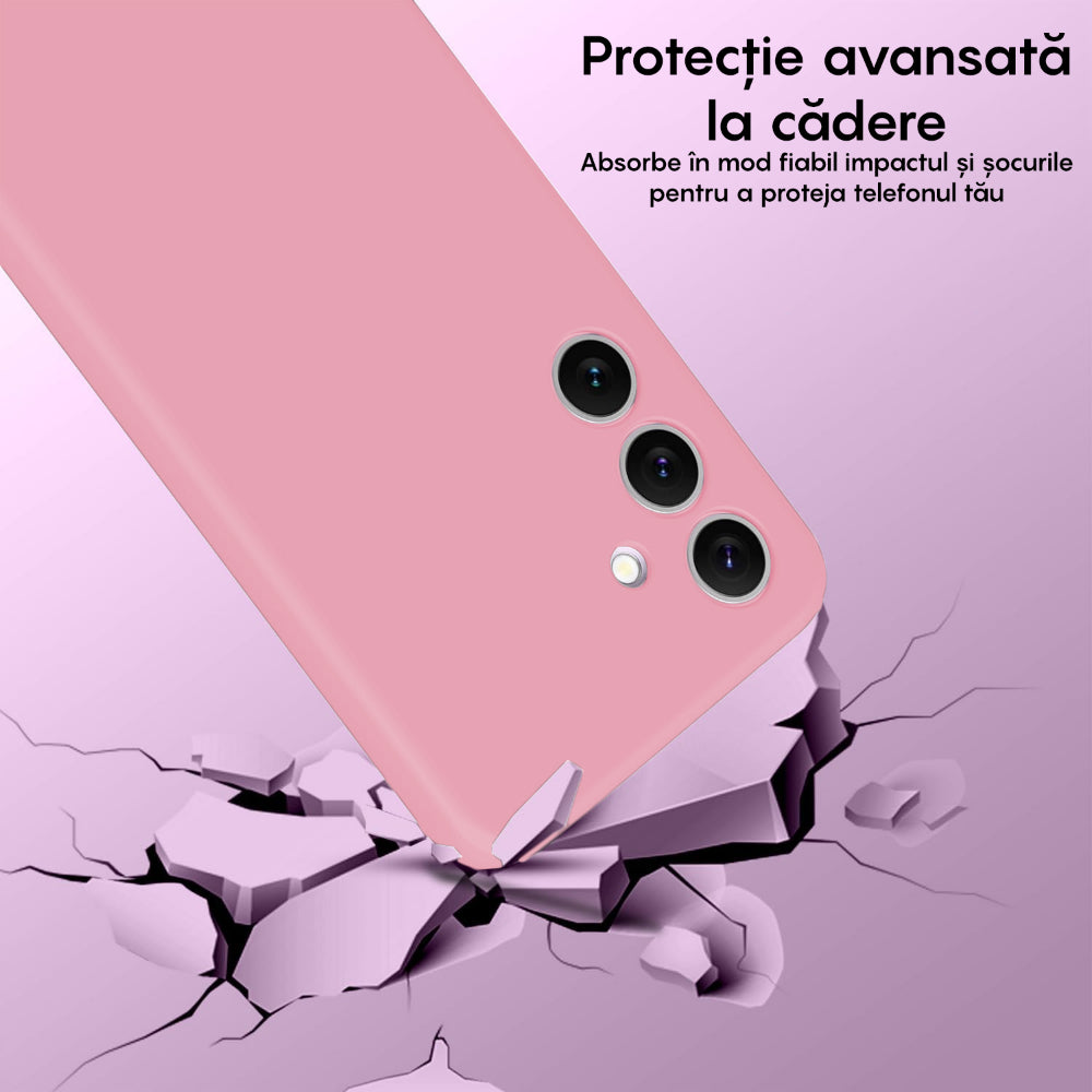Husa Soft Silicone - Samsung Galaxy S24 - Roz