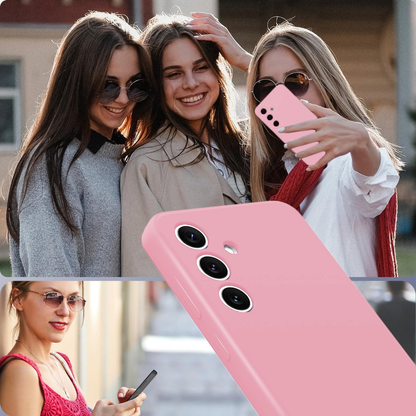 Husa Soft Silicone - Samsung Galaxy S24 - Roz