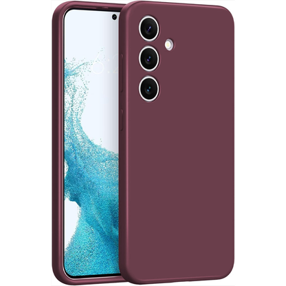 Husa Soft Silicone - Samsung Galaxy S24 - Burgundy