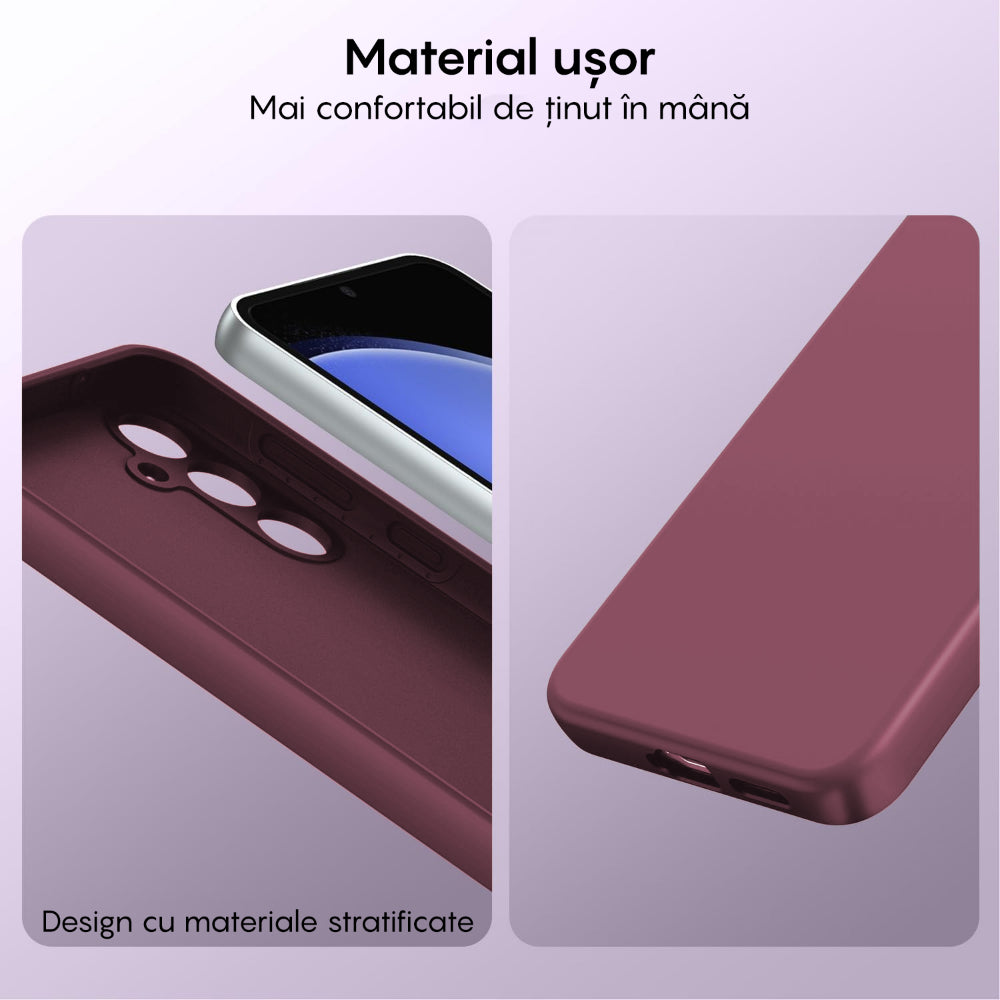 Husa Soft Silicone - Samsung Galaxy S24 - Burgundy