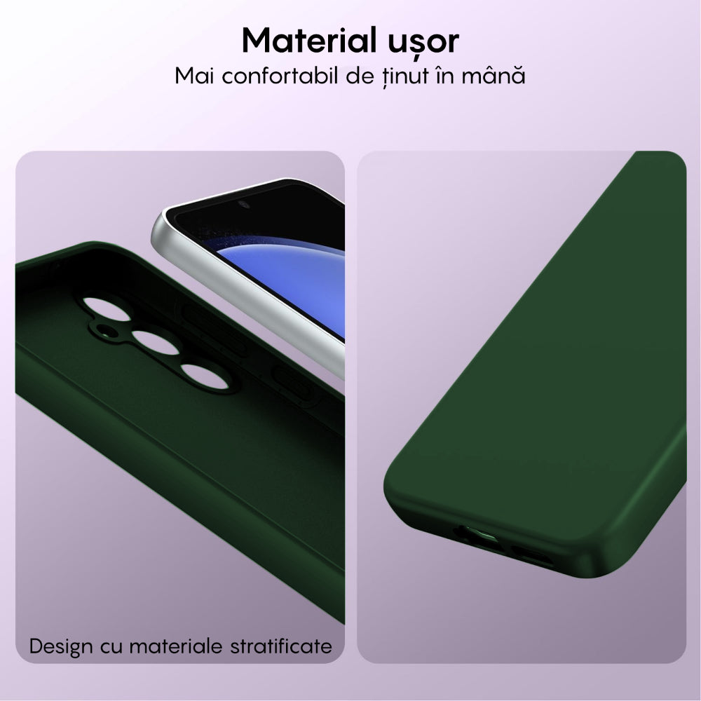 Husa Soft Silicone - Samsung Galaxy S24 - Webster Green