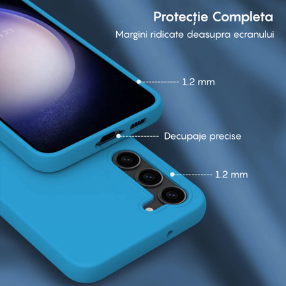 Husa Soft Silicone - Samsung Galaxy S24 Plus - Cadet Blue