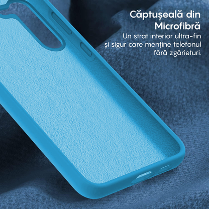 Husa Soft Silicone - Samsung Galaxy S24 Plus - Cadet Blue