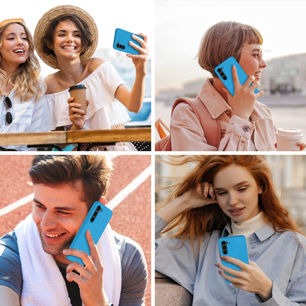 Husa Soft Silicone - Samsung Galaxy S24 Plus - Cadet Blue