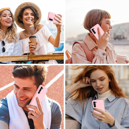 Husa Soft Silicone - Samsung Galaxy S24 Plus - Roz