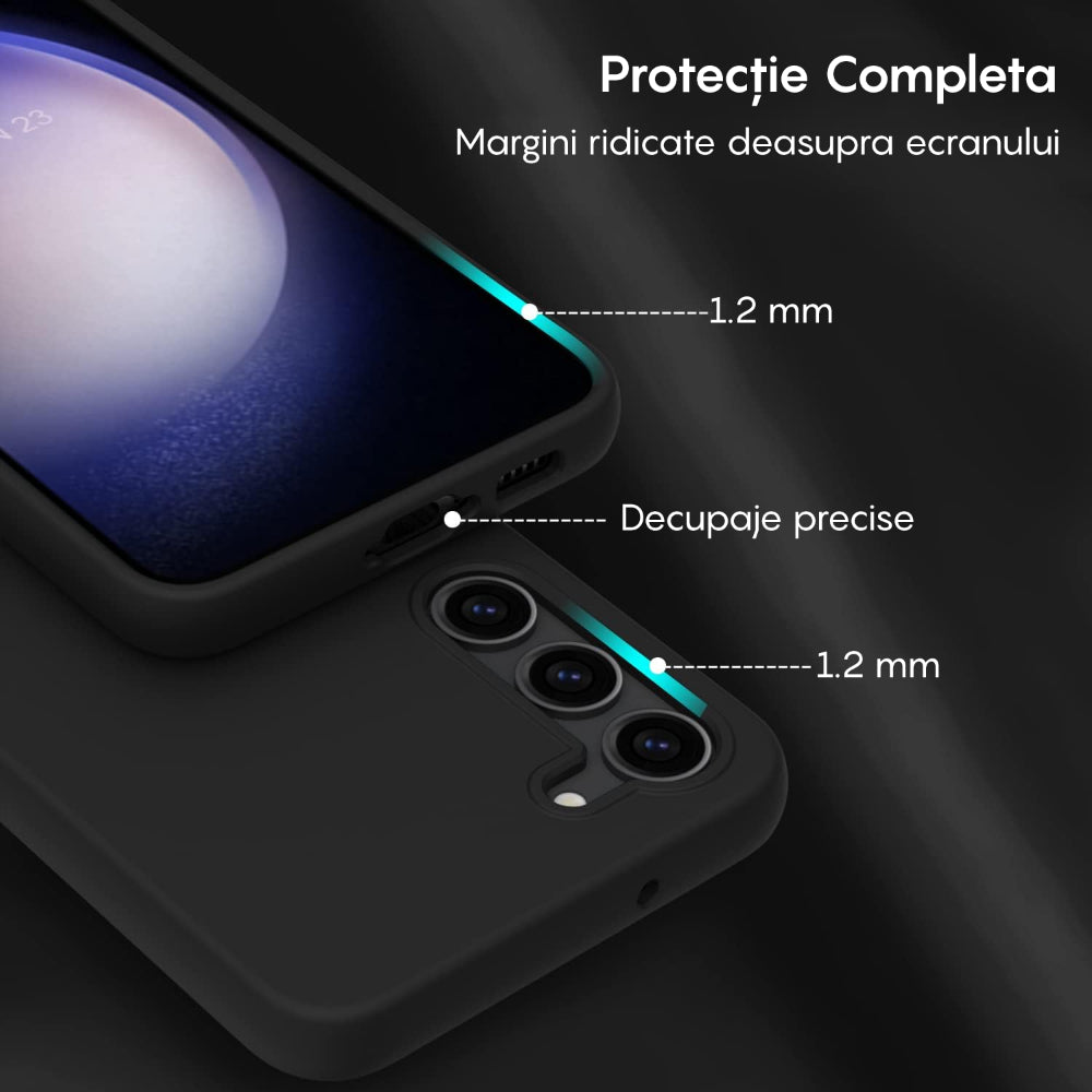 Husa Soft Silicone - Samsung Galaxy S24 Plus - Negru