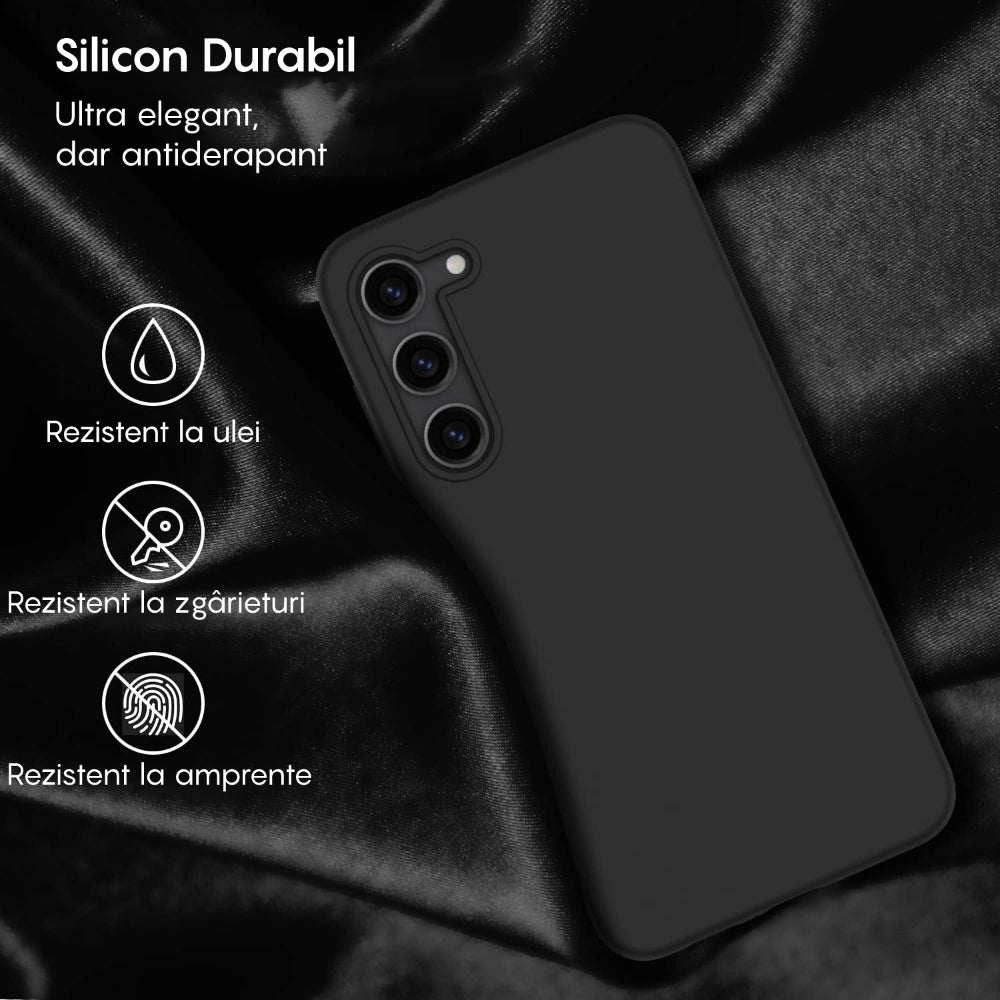 Husa Soft Silicone - Samsung Galaxy S24 Plus - Negru