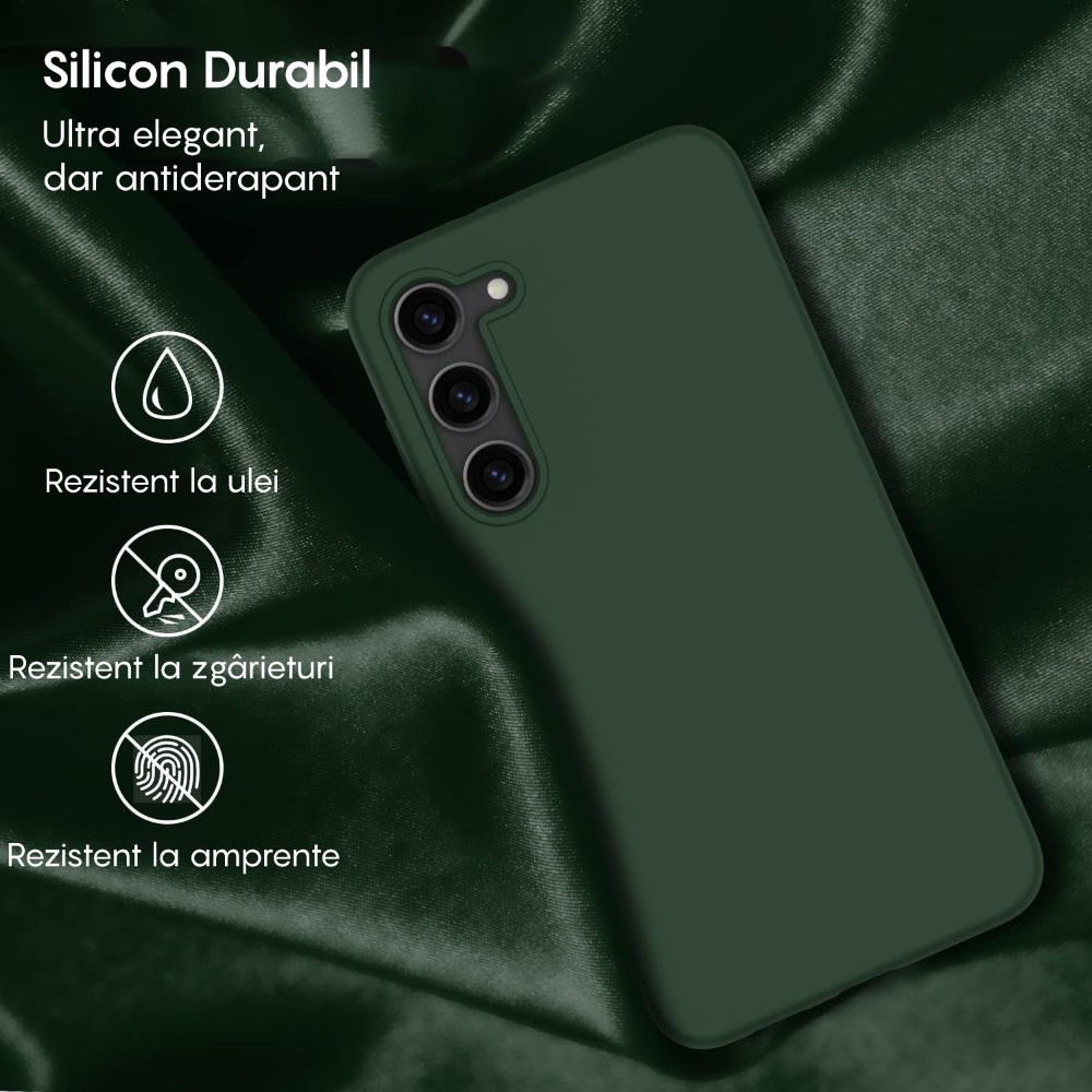 Husa Soft Silicone - Samsung Galaxy S24 Plus - Webster Green