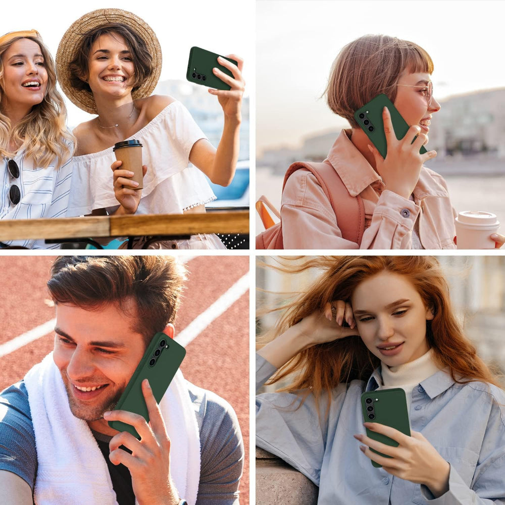 Husa Soft Silicone - Samsung Galaxy S24 Plus - Webster Green