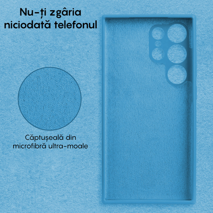 Husa Soft Silicone - Samsung Galaxy S24 Ultra - Cadet Blue