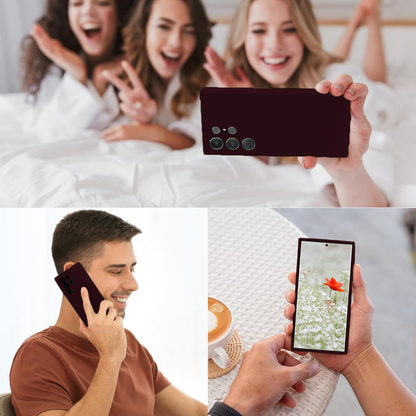 Husa Soft Silicone - Samsung Galaxy S24 Ultra - Burgundy