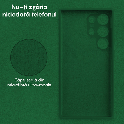 Husa Soft Silicone - Samsung Galaxy S24 Ultra - Webster Green