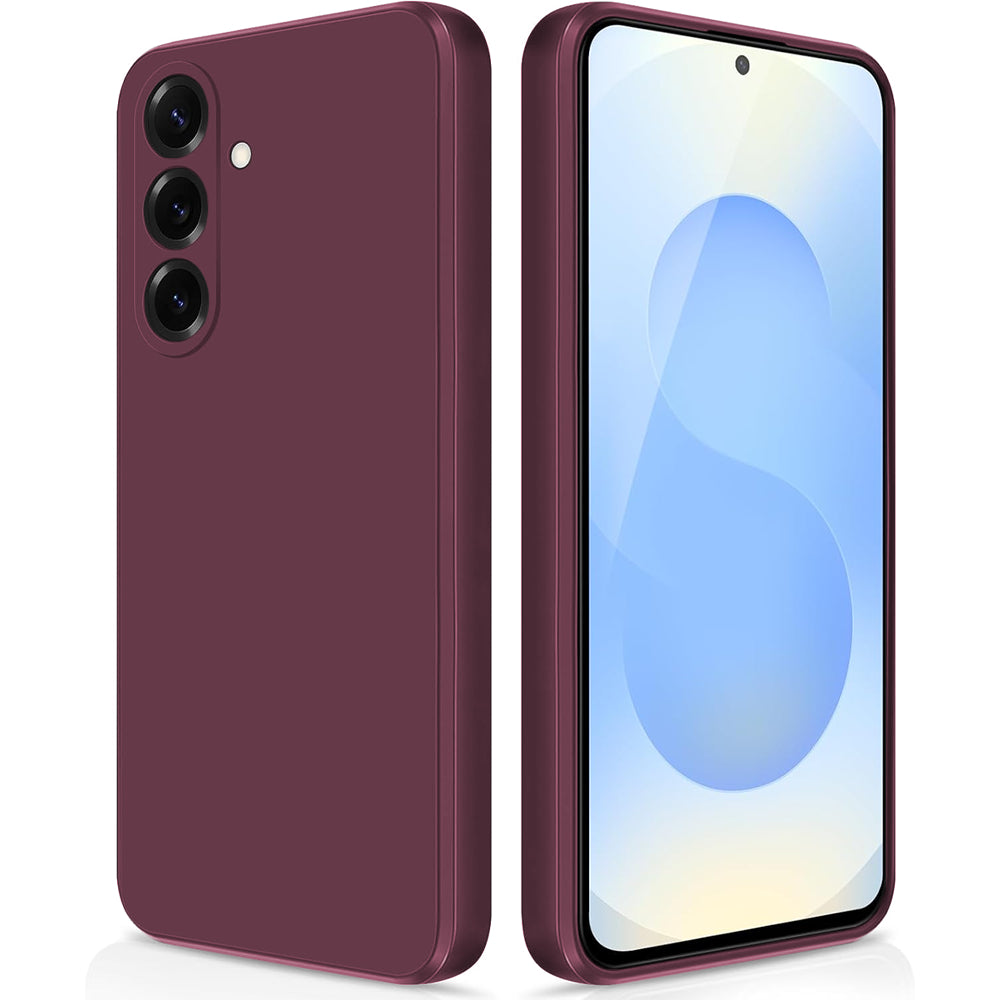 Husa Soft Silicone - Samsung Galaxy S25 - Burgundy
