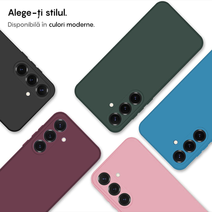 Husa Soft Silicone - Samsung Galaxy S25 - Negru