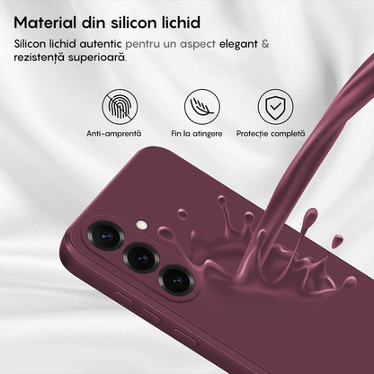 Husa Soft Silicone - Samsung Galaxy S25 Plus - Burgundy