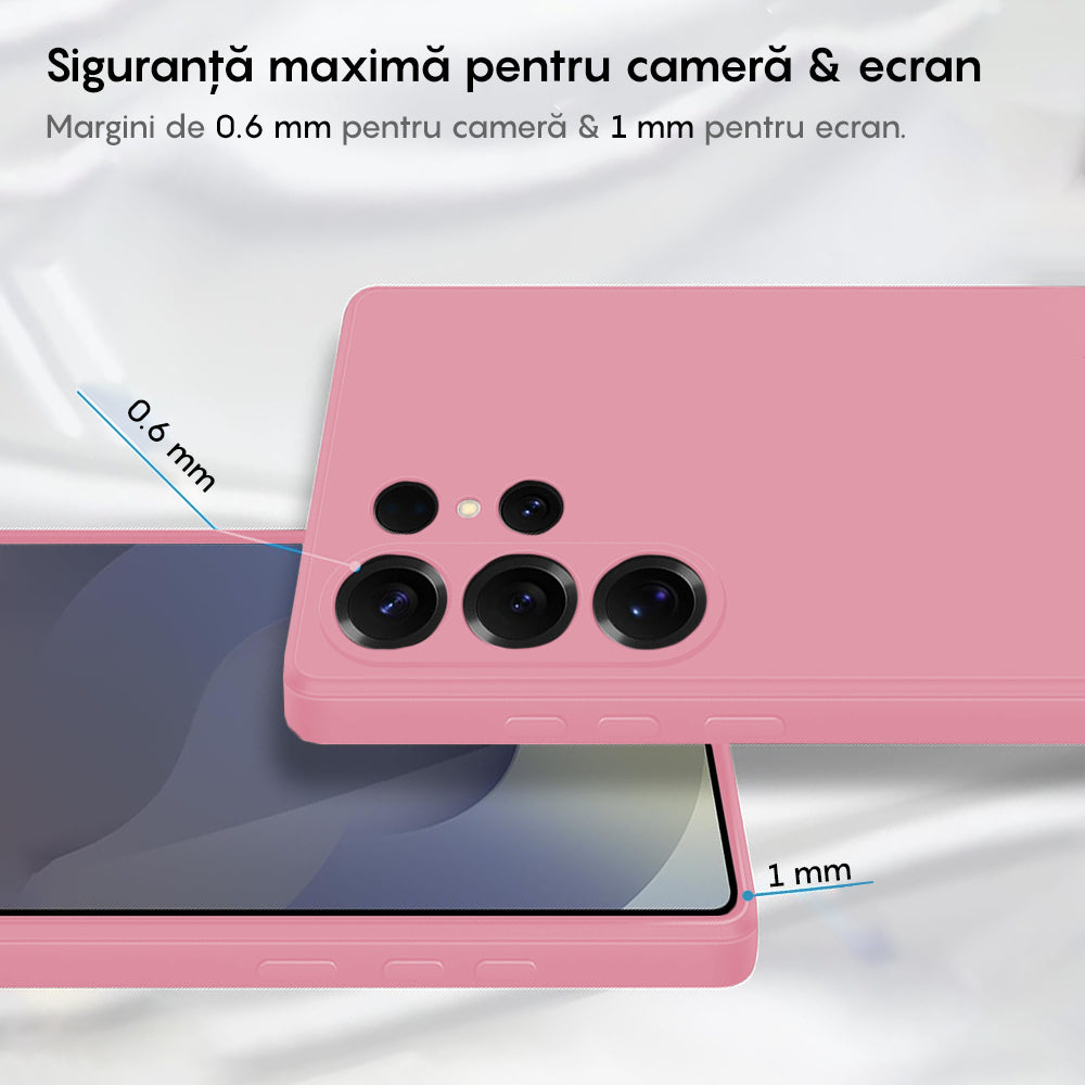 Husa Soft Silicone - Samsung Galaxy S25 Ultra - Roz