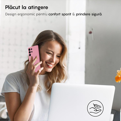 Husa Soft Silicone - Samsung Galaxy S25 Ultra - Roz