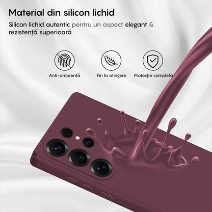 Husa Soft Silicone - Samsung Galaxy S25 Ultra - Burgundy