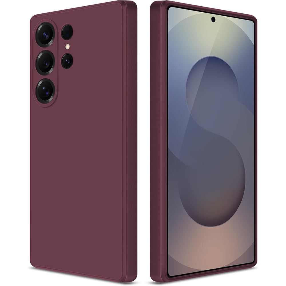 Husa Soft Silicone - Samsung Galaxy S25 Ultra - Burgundy