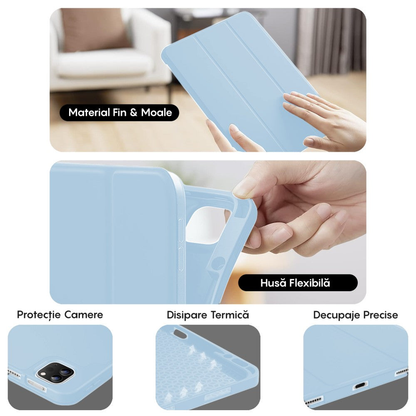 Husa MagneticX - iPad 10th 10.9"/iPad 11 - Albastru