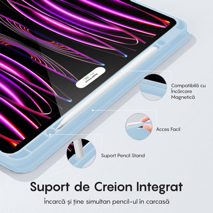 Husa MagneticX - iPad Pro 11 2022/2021/2020 11" - Albastru