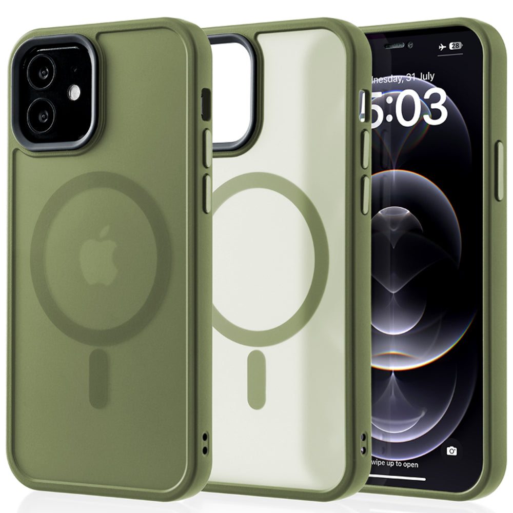 Husa MagSafe - iPhone 12/12 Pro - Green