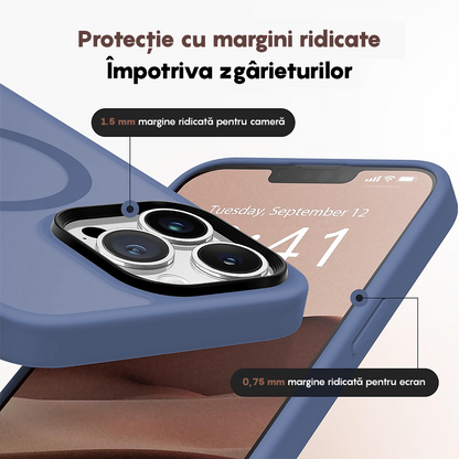 Husa MagSafe - iPhone 12/12 Pro - Yuenfeng Blue