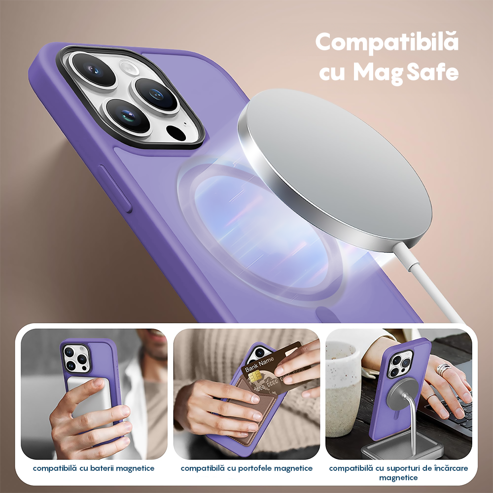Husa MagSafe - iPhone 12 Pro Max - Light Purple