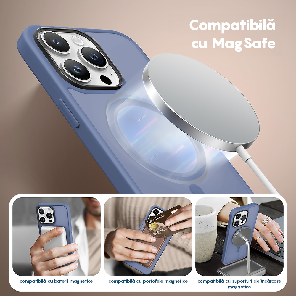 Husa MagSafe - iPhone 12 Pro Max - Yuenfeng Blue