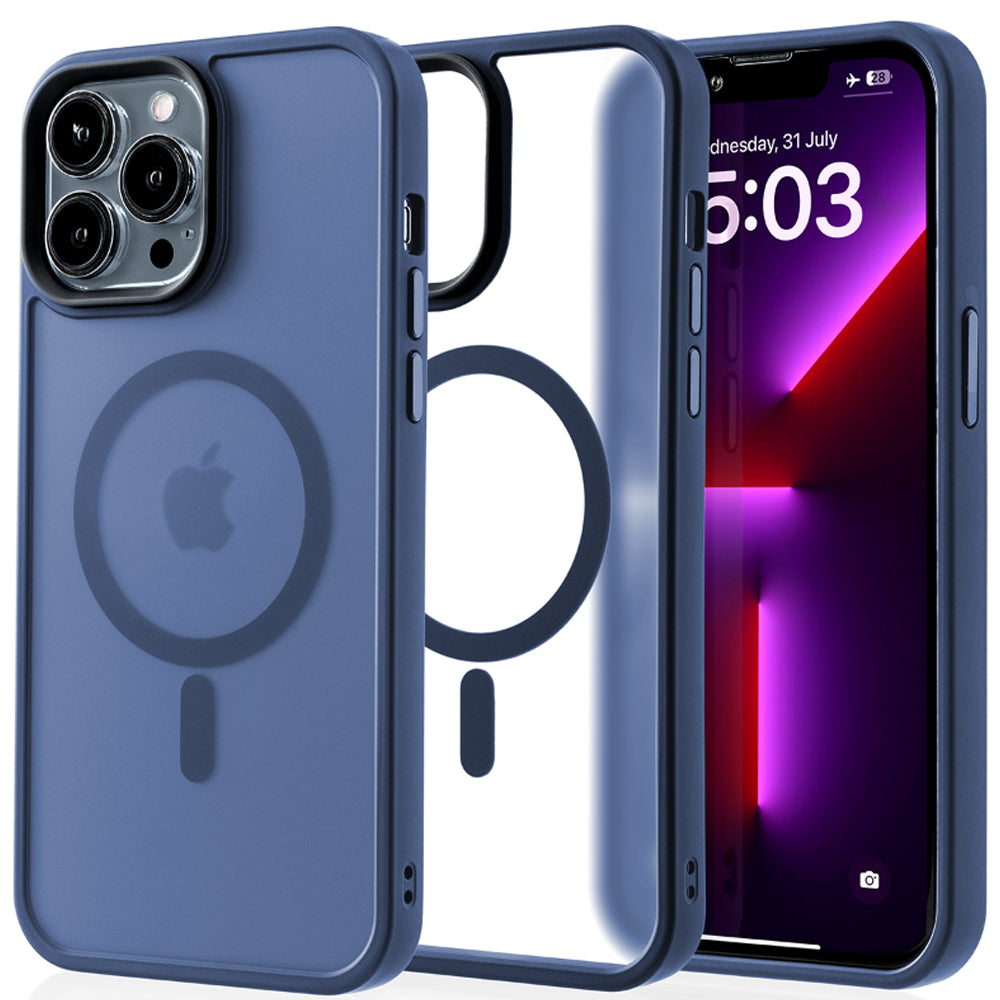 Husa MagSafe - iPhone 13 Pro Max - Gentleman Blue